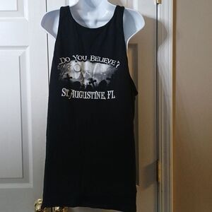 Ghosts & Gravestones Ghost Hunters St Augustine Fl black tank top Sz 2XL NWOT